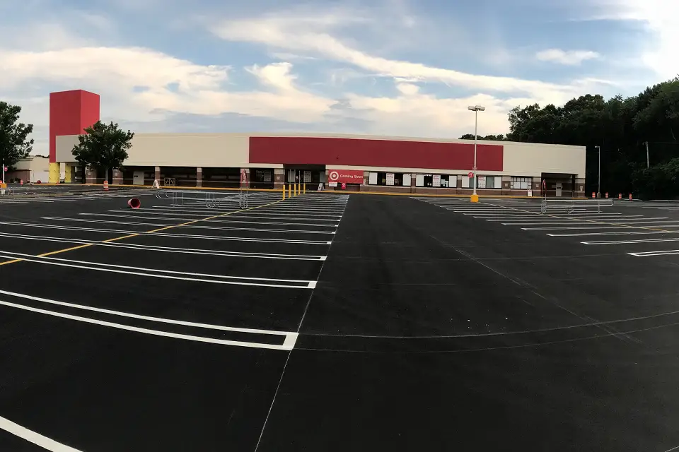 Redstone Shopping Center – Parking Lot Project - U.S. Pavement Services Inc. Parking_Target_Redstone_Stoneham_MA-1
