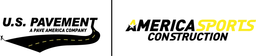 US Pavement and America Sports Construction Logos
