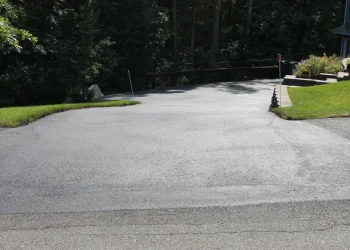 sealcoated driveway